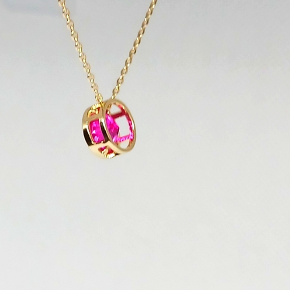 ♎️NWT 14tt GOLD DIPPED LIBRA NECKLACE♎️ - Picture 4 of 5